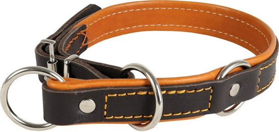 Produktbild von AKAH Erziehungshalsband Komfort aus Leder für Hunde in Braun