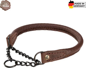 Produktbild von Akah Hundehalsband aus Elchleder in Braun 40 cm