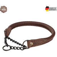 Produktbild von Akah Hundehalsband aus Elchleder in Braun 45 cm