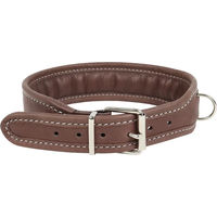 Produktbild von Akah Hundehalsband aus Leder in Braun 44/54 cm