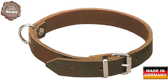 Produktbild von Akah Hundehalsband aus Leder in Braun