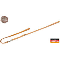 Produktbild von AKAH Hundeleine aus Leder in Orange oder Braun 14 mm