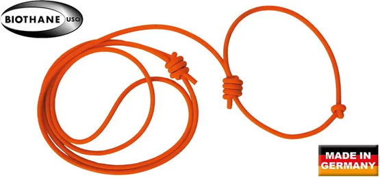 Produktbild von Akah Hundeleine BioThane wasserfest Orange 200 cm