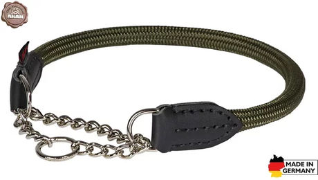 Produktbild von Akah Landlord Hundehalsband Seil Grün Wasserabweisend 55 cm