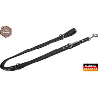 Produktbild von AKAH Leder Führleine für Polizeihunde in Schwarz oder Braun 120 cm