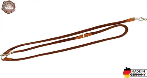 Produktbild von AKAH Yake Lederleine für Hunde mit Velours Akah Sling in Braun