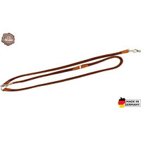 Produktbild von AKAH Yake Lederleine für Hunde mit Velours Akah Sling in Braun