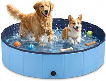 AKKEE Hundepool faltbare Hundebadewanne für Hunde und Katzen 100 x 30 cm – Bild 1 von 5