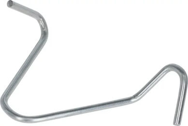 Produktbild von AKO Befestigungsclip für T-Pfosten aus Metall Silber 25 Stück