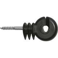 Produktbild von AKO Compact Ringisolatoren aus Kunststoff 6mm Schwarz 25 Stück