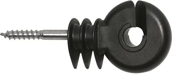 Produktbild von AKO Compact Ringisolatoren für Schrauben 6mm aus Kunststoff Schwarz 90 Stück