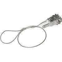 Produktbild von AKO Drahtspanner aus Metall mit Isolator und Draht in Silber