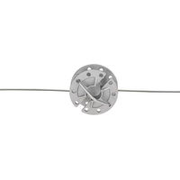 Produktbild von AKO Drahtspannerteile Metall drehbar Silber 3er Pack