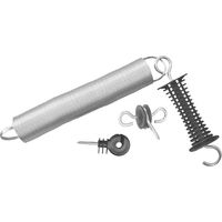 Produktbild von AKO Elektrozaun Kit mit Feder und Isolator in Schwarz und Silber