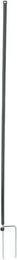 AKO Ersatz-Zaunpfahl Grau mit 2 Spitzen 106 cm – Bild 1 von 2