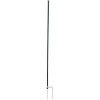 Produktbild von AKO Ersatz-Zaunpfahl Grau mit 2 Spitzen 106 cm