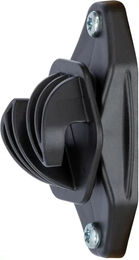 Produktbild von AKO EuroCord Kordelisolatoren aus Kunststoff Schwarz bis 8 mm 20 Stück