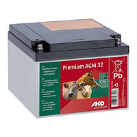 Produktbild von AKO Fencing Premium AGM Batterie 32 Ah für Weidezäune