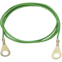Produktbild von AKO Fencing Spezial-Erdanschlusskabel mit 2 M8-Ösen 100 cm Grün