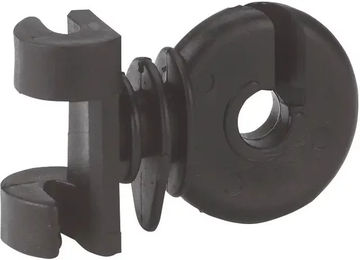 Produktbild von AKO Isolatorenteile aus Kunststoff Schwarz 25 Stück