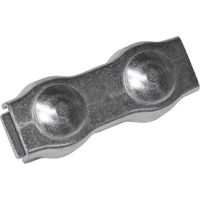 Produktbild von AKO Kordelverbinder aus verzinktem Metall in Silber 10 Stück