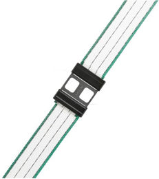 AKO Litzclip Bandverbinder aus Edelstahl rostfrei für Zaunband bis 40 mm 5 Stück – Bild 1 von 4