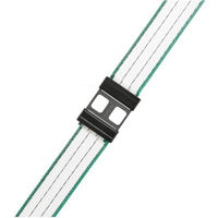 Produktbild von AKO Litzclip Bandverbinder aus Edelstahl rostfrei für Zaunband bis 40 mm 5 Stück