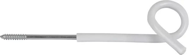 Produktbild von AKO Metall und PVC Ösen Spreizisolatoren mit 25 cm Halterung in Weiß 5er Pack