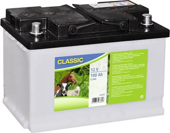 Produktbild von Ako Nassbatterie für Elektrozaun mit langsamer Entladung in Weiß aus Kunststoff