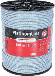 Produktbild von AKO PlatinumLine Elektrozaunkordel mit Kupferleitung in Weiß oder Blau