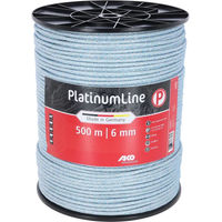 Produktbild von AKO PlatinumLine Elektrozaunkordel mit Kupferleitung in Weiß oder Blau