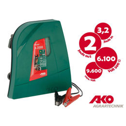 AKO Power A 2000 Elektrozaungerät 12V Akkugerät mit 2,0 Joule aus Kunststoff – Bild 1 von 10