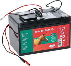 Produktbild von AKO Premium AGM Akkusatz mit Netzteil in Schwarz