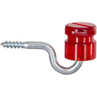 Produktbild von AKO Premium EDX Schlitzisolator aus Kunststoff in Rot im 50er Eimer