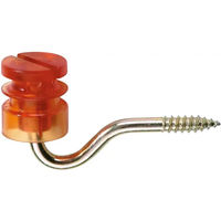 Produktbild von AKO Premium Isolatoren Schlitz Schrauben aus Polycarbonat 6 mm Orange 25 Stück