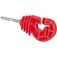 Produktbild von AKO Premium Kombi-Isolatoren mit 37-mm-Halterung aus Kunststoff in Rot 25 Stück