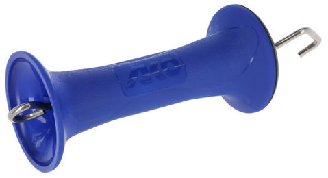 AKO Premium Torgriff Blau mit Haken und Öse aus Edelstahl und Federbegrenzung – Bild 1 von 4