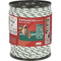 Produktbild von AKO PremiumLine Weidezaunseil mit Edelstahl in Weiß
