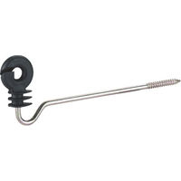 Produktbild von Ako Ringförmige Spreizisolatoren mit 22 cm Stütze aus Kunststoff Schwarz 15 Stück