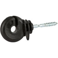 Produktbild von AKO Ringisolator mit durchgehender Halterung und Schraubendstück in Schwarz 300 Stück