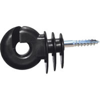 Produktbild von AKO Ringisolatoren Easy Drill EDX aus Kunststoff in Schwarz 20 Stück
