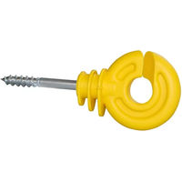 Produktbild von AKO Ringisolatoren Schraube 5 mm aus Kunststoff Gelb 25 Stück