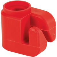 Produktbild von AKO Schockisolator für ovale Pfähle aus Kunststoff in Rot 50 Stück