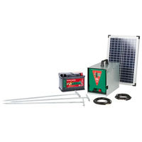 Produktbild von AKO Starterset Savanne 3000 Elektrozaungerät Set mit 25 Watt Solarmodul und Solar-Laderegler