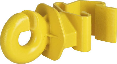AKO T-Post Ringisolator aus Kunststoff Gelb 25er Pack – Bild 1 von 4