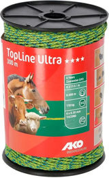 Produktbild von AKO Top Line Ultra Zaunschnur aus Kunststoff in Gelb oder Bunt