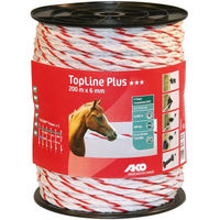 Produktbild von AKO TopLine Plus Weidezaunband 200 m in Weiß Rot Bunt