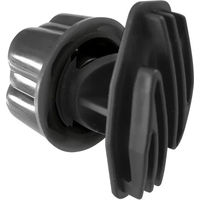 Produktbild von AKO Vario Plus Elektrozaun Isolatoren zum Anschrauben aus Kunststoff Schwarz 110 Stück