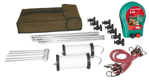 AKO Wanderreiterset mit AKO Compact Power B 40 3 V Batteriegerät aus Aluminium - 3 kg – Bild 1 von 2