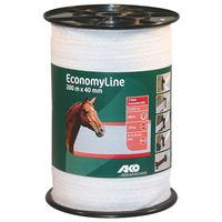 Produktbild von AKO Weidezaunband EconomyLine weiß 40 mm mit Edelstahl 200 m - 200 m